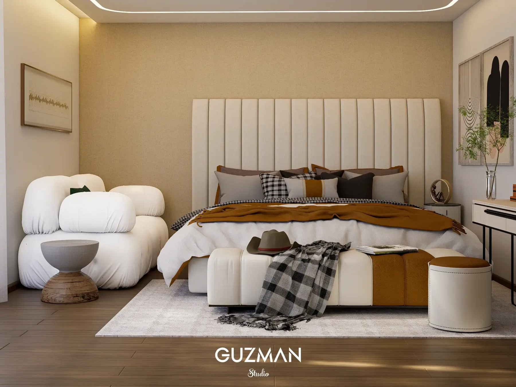 Modern Bedroom Design: vista 1